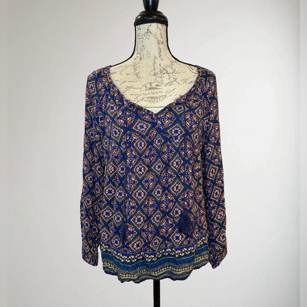 Old Navy Boho Long Sleeve Blouse